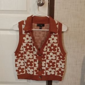 No sleeve sweater never used